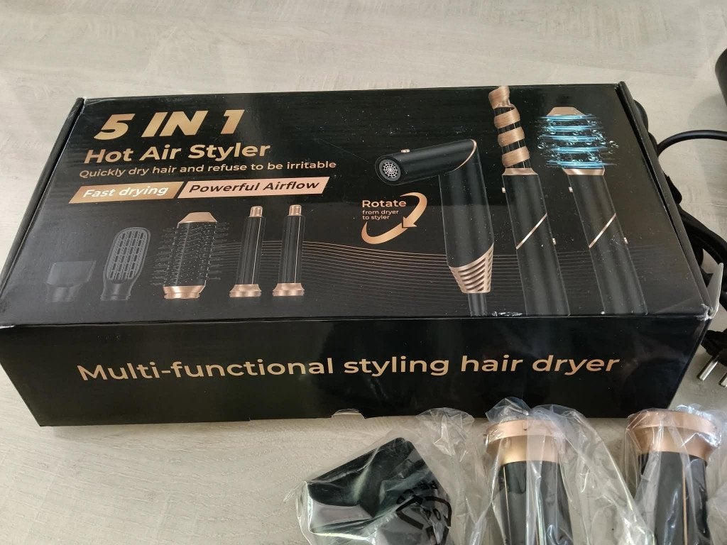hairstyler 5 in 1 / multistyler Nieuw Lissad'or, Enlèvement ou Envoi, Neuf, Sèche-cheveux