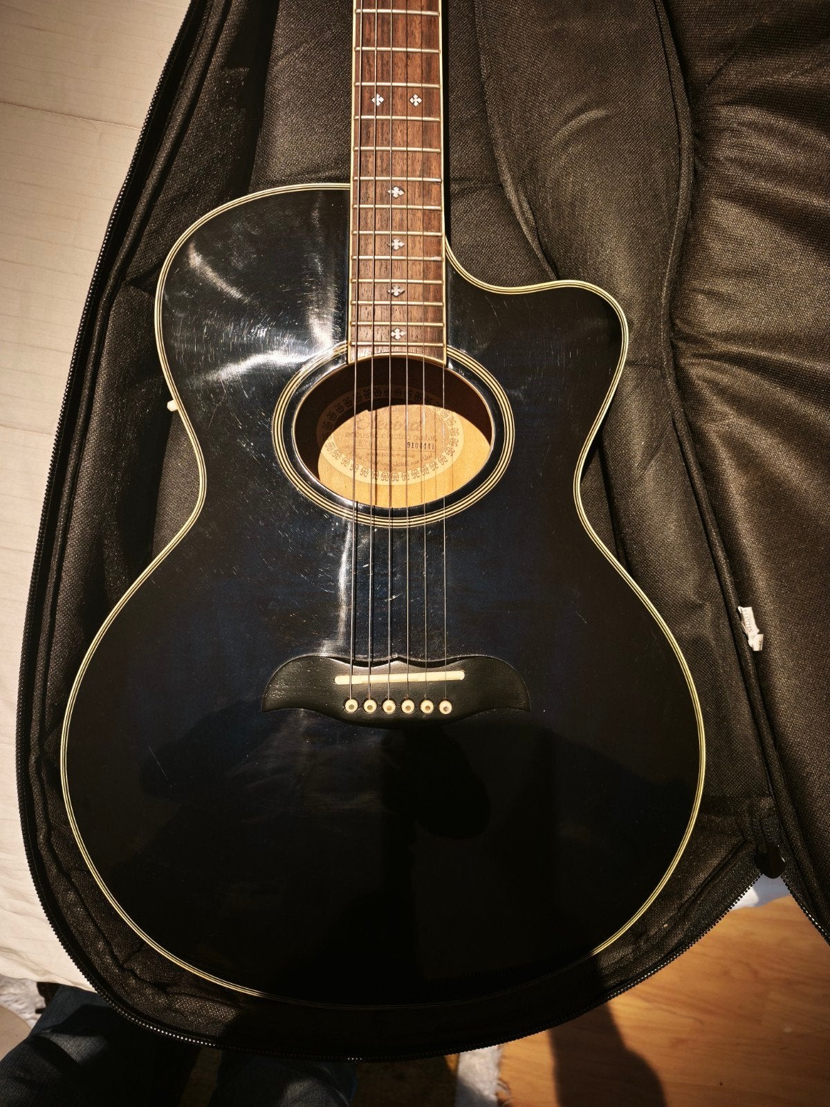 Guitare Aria Elecord FETDLX, Musique & Instruments, Enlèvement ou Envoi