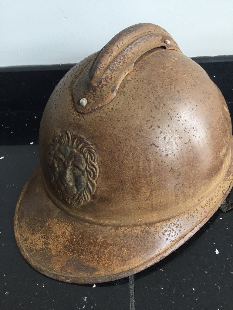 Belgische helm, 14- 18,, Collections, Enlèvement, Armée de terre, Casque ou Béret