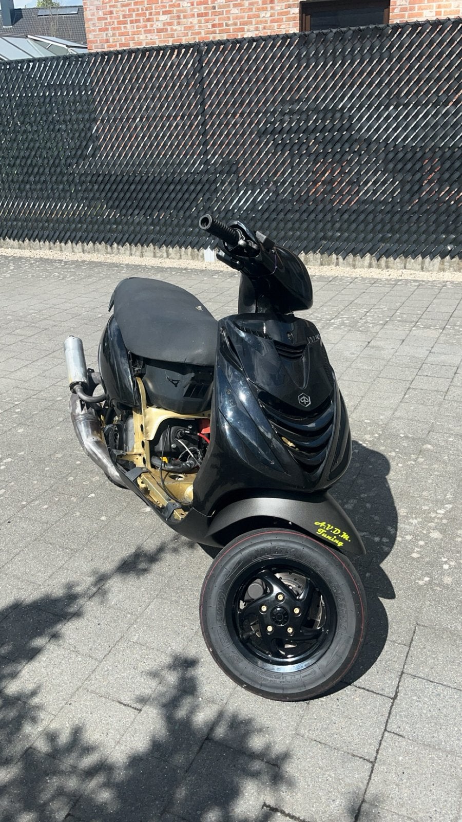 Cadre Piaggio Zip 2005 homologué A1, sans bloc !, Zip, Comme neuf, Enlèvement, Deux-temps
