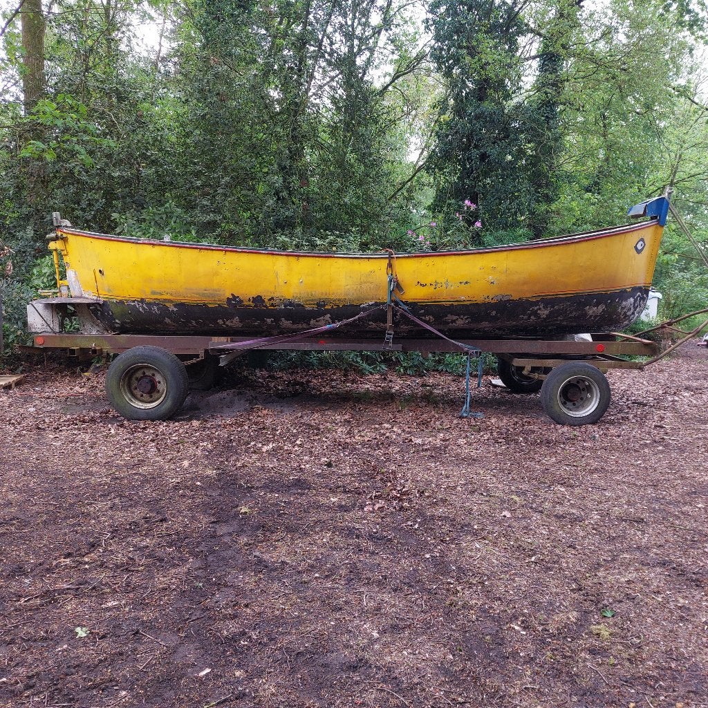 Aluminium sloep, 7,5 x 2,4 m. Bieden vanaf 1550 euro aub., Watersport en Boten, Ophalen, Gebruikt, Aluminium