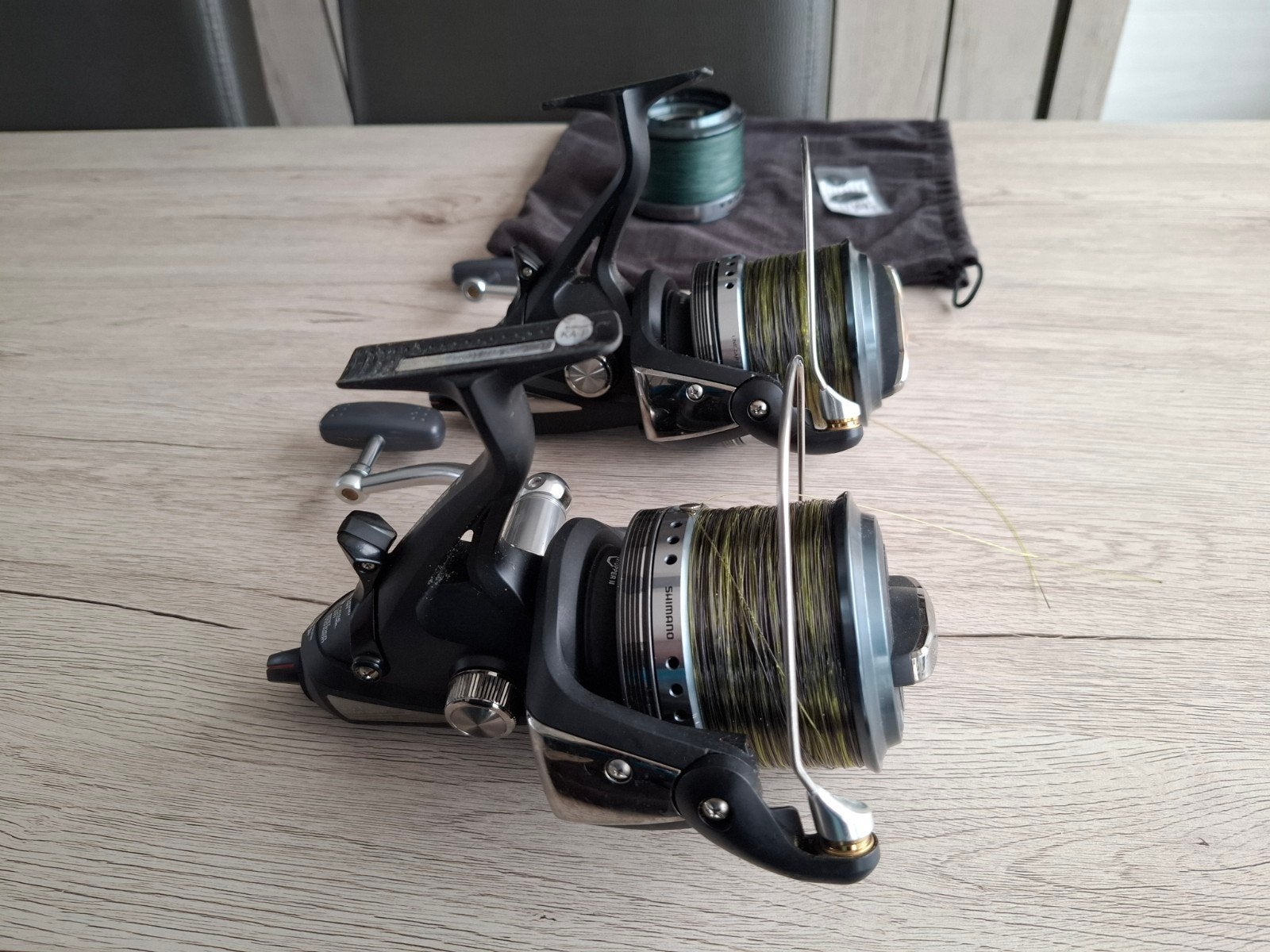 2 x shimano big baitrunner, Enlèvement