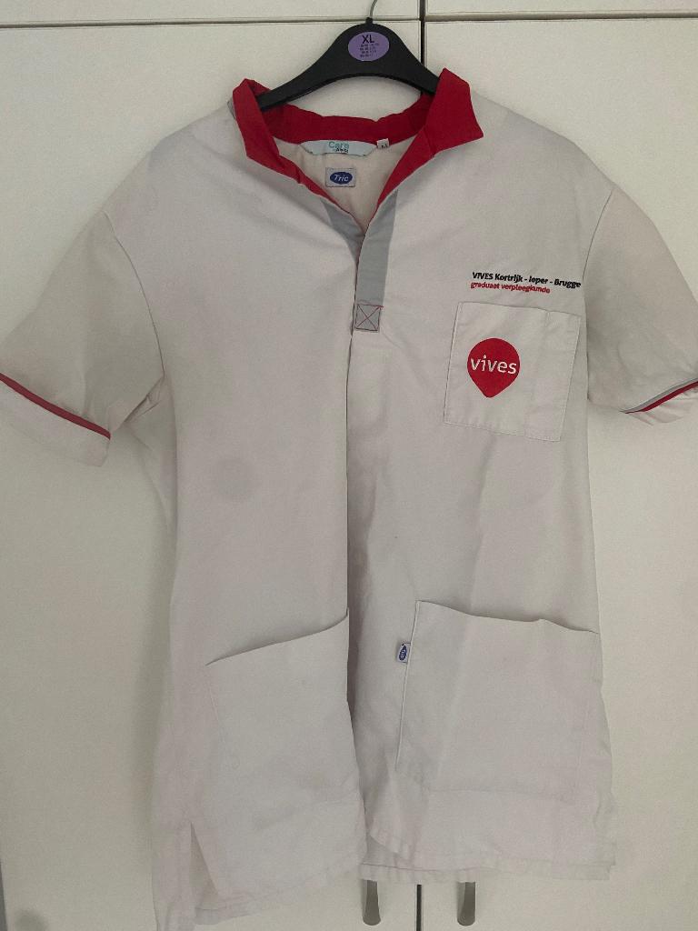 Verpleegster kledij, Enlèvement, Comme neuf, Taille 38/40 (M), Blanc