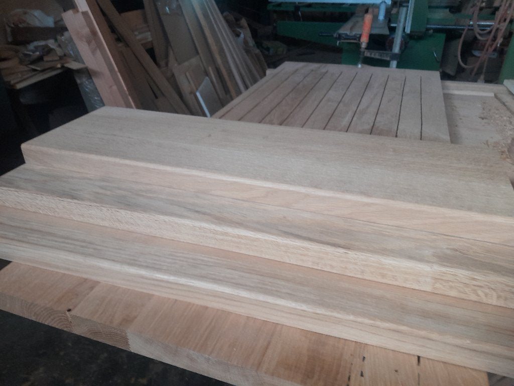 Traptreden, Doe-het-zelf en Bouw, Ophalen, 25 tot 50 mm, Eiken, Nieuw