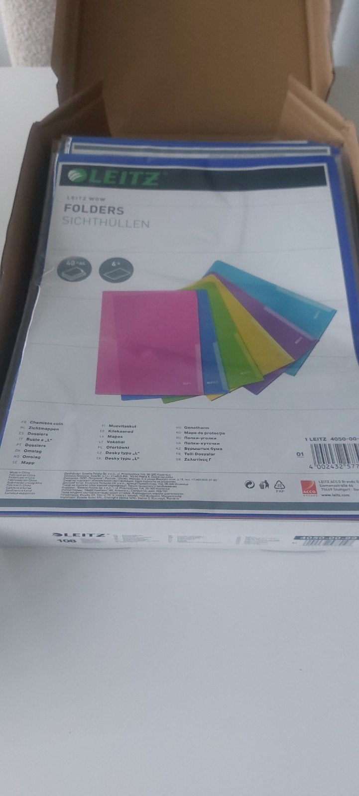Mapjes in plastic., Divers, Fournitures scolaires, Enlèvement