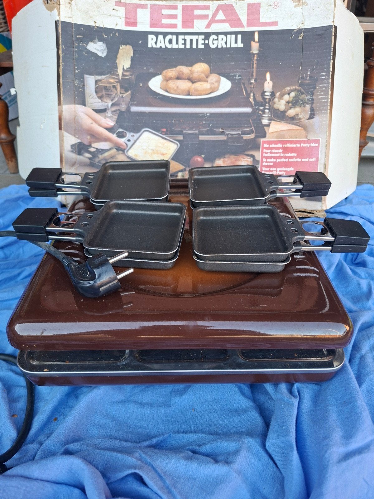 Raclette-machine voor 8 personen, Ophalen, Gebruikt, 8 personen of meer