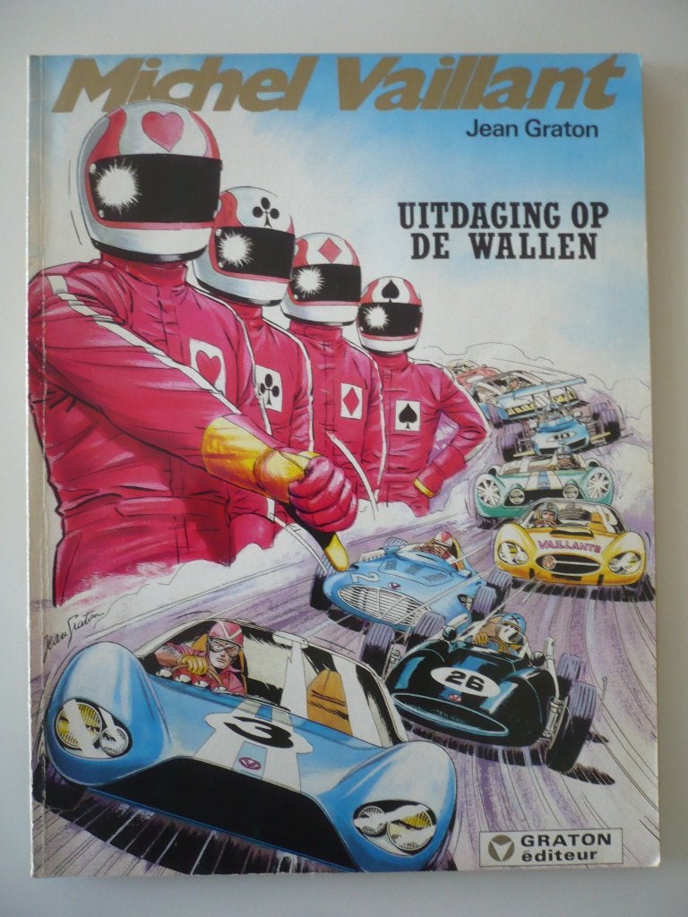 Michel Vaillant ( 50 uitdaging op de Wallen ) eerste druk, Gelezen, Jean Graton, Eén stripboek, Ophalen of Verzenden