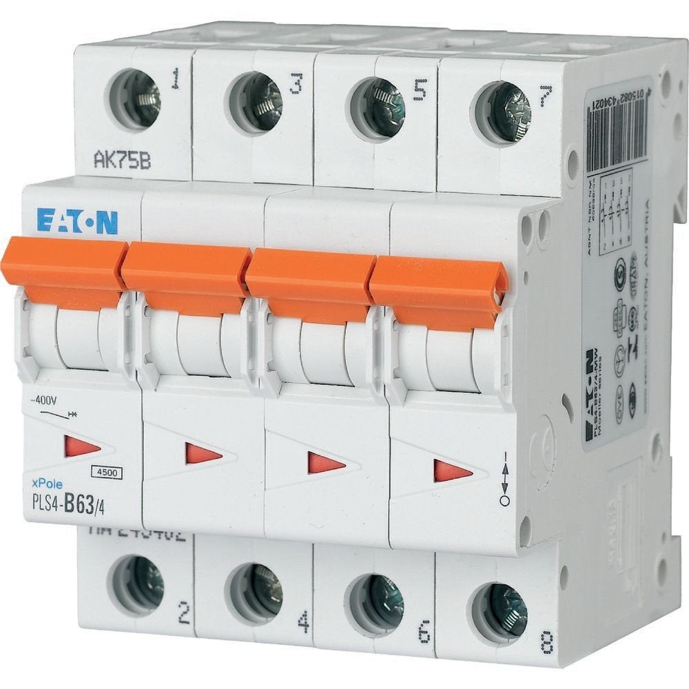Automaten Eaton 63a 4p 5st pls4c634mw, Ophalen, Nieuw, Eaton, Installatieautomaat