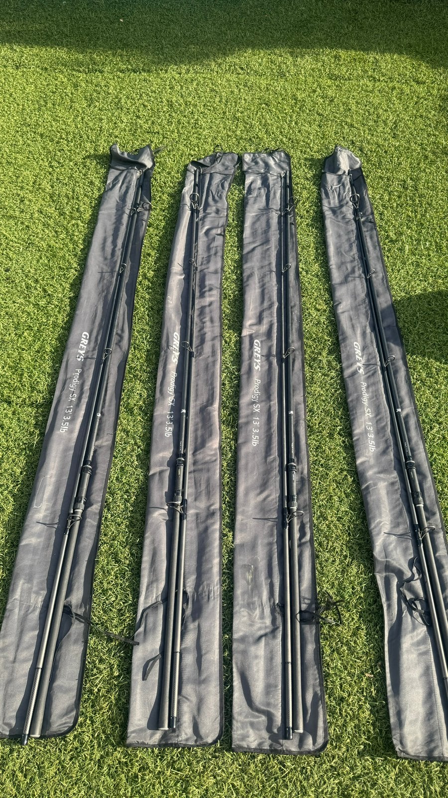 Greys Prodigy SX 13 ft 3,5 LBS (set van 4), Watersport en Boten, Ophalen, Zo goed als nieuw, Complete set