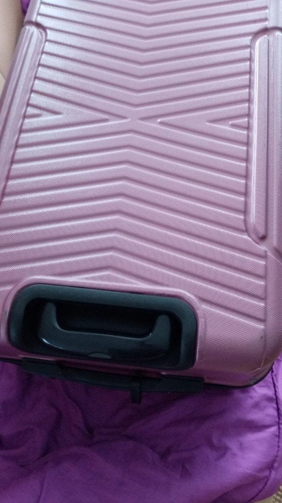 koffer, Bijoux, Sacs & Beauté, Valises, Comme neuf, Plastique dur, 60 à 70 cm, 35 à 45 cm, Clé, Poignée extensible, Roulettes
