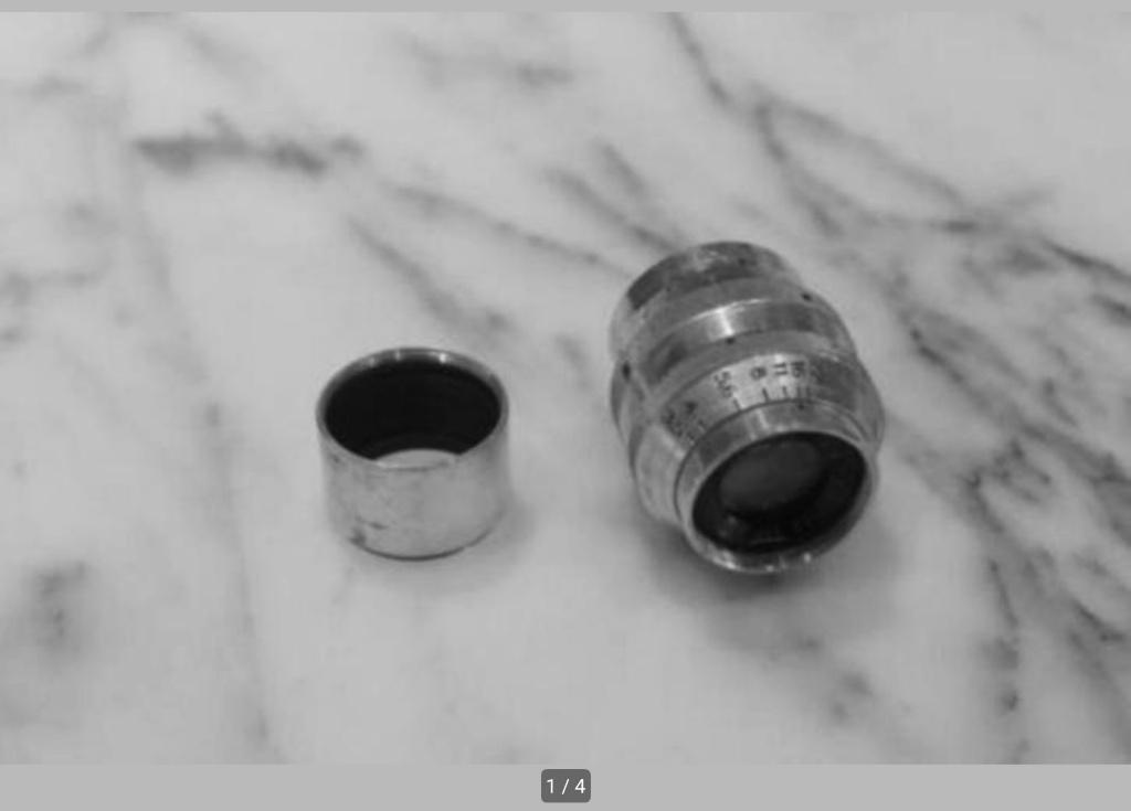 Objectif Som-Berthiot Cinor 50mm/f3.5, Enlèvement ou Envoi, 1940 à 1960, Lentille ou Lentilles