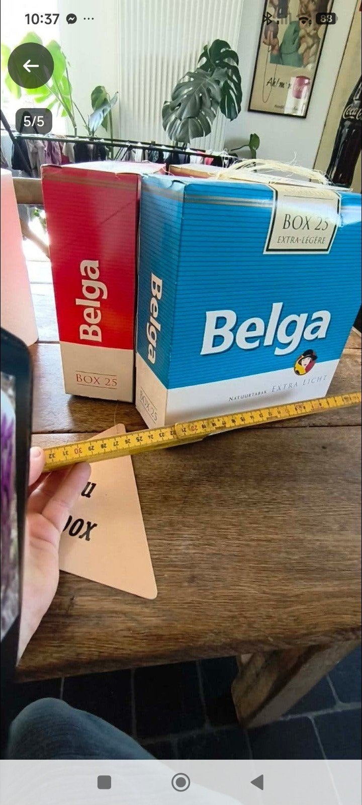 Mooie Winkel reclame Belga, Verzamelen, Ophalen