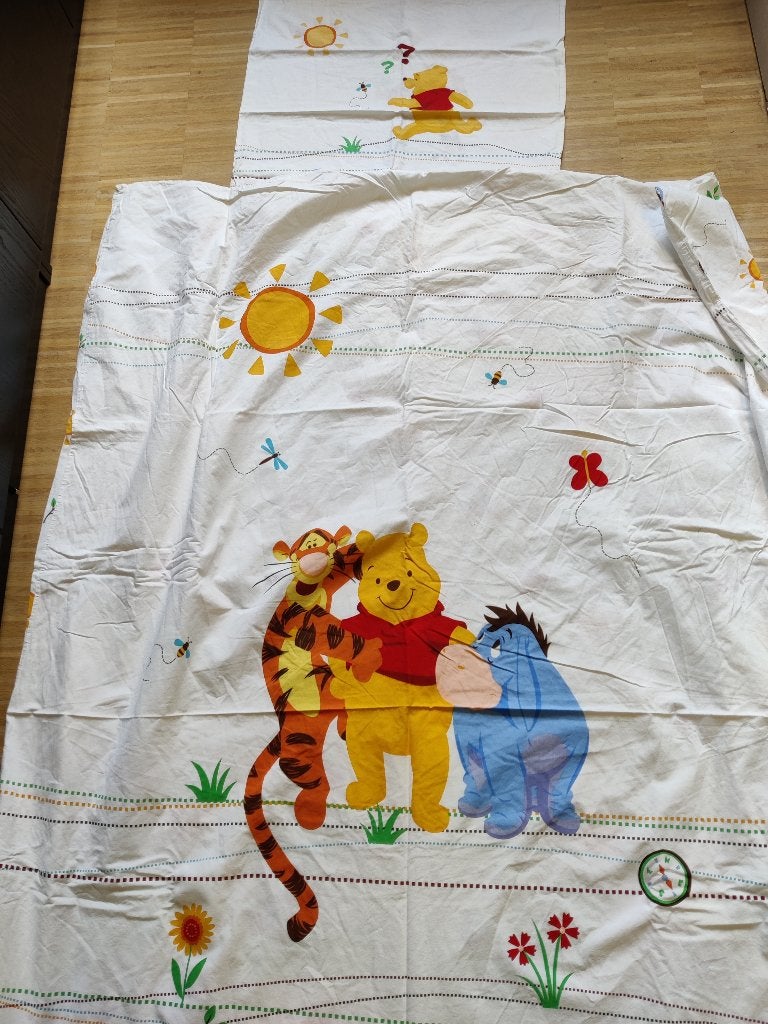 dekbedovertrek winnie the pooh, Gebruikt, Ophalen of Verzenden, Meerkleurig, Jongetje of Meisje