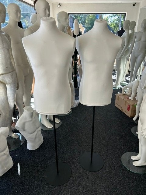 heren paspoppen bustes etalagepop torso ronde ijzeren poot, Kleding | Heren, Ophalen of Verzenden