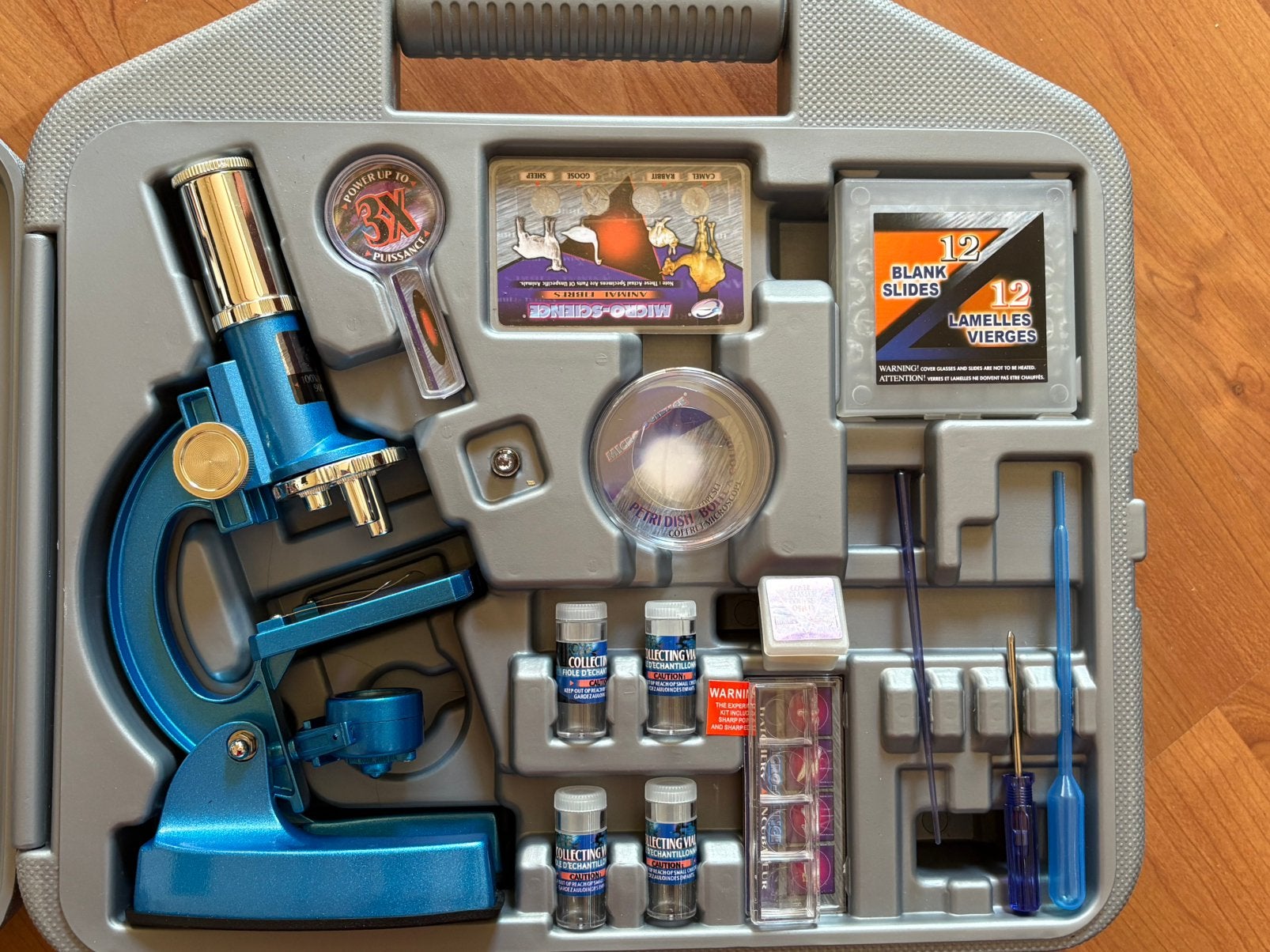 Microscoop set, Audio, Tv en Foto, Verzenden, Zo goed als nieuw