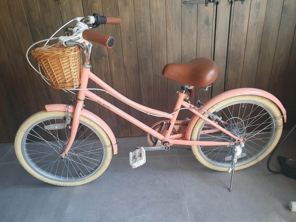 Meisjesfiets 20 inch, Fietsen en Brommers, Ophalen, Gebruikt, Velgrem, Versnellingen