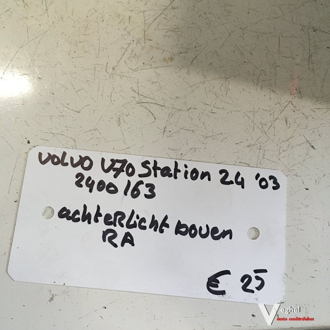 Volvo V70 Station 2.4 automaat 2003 Wagennr 2400163  Achterl, Auto-onderdelen, Gebruikt, -, -, Ophalen of Verzenden