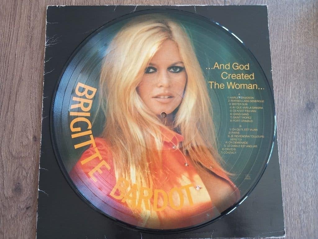 Vinyl LP picture disc Brigitte Bardot And God created, LP, Pop, Ophalen of Verzenden, Picture disc