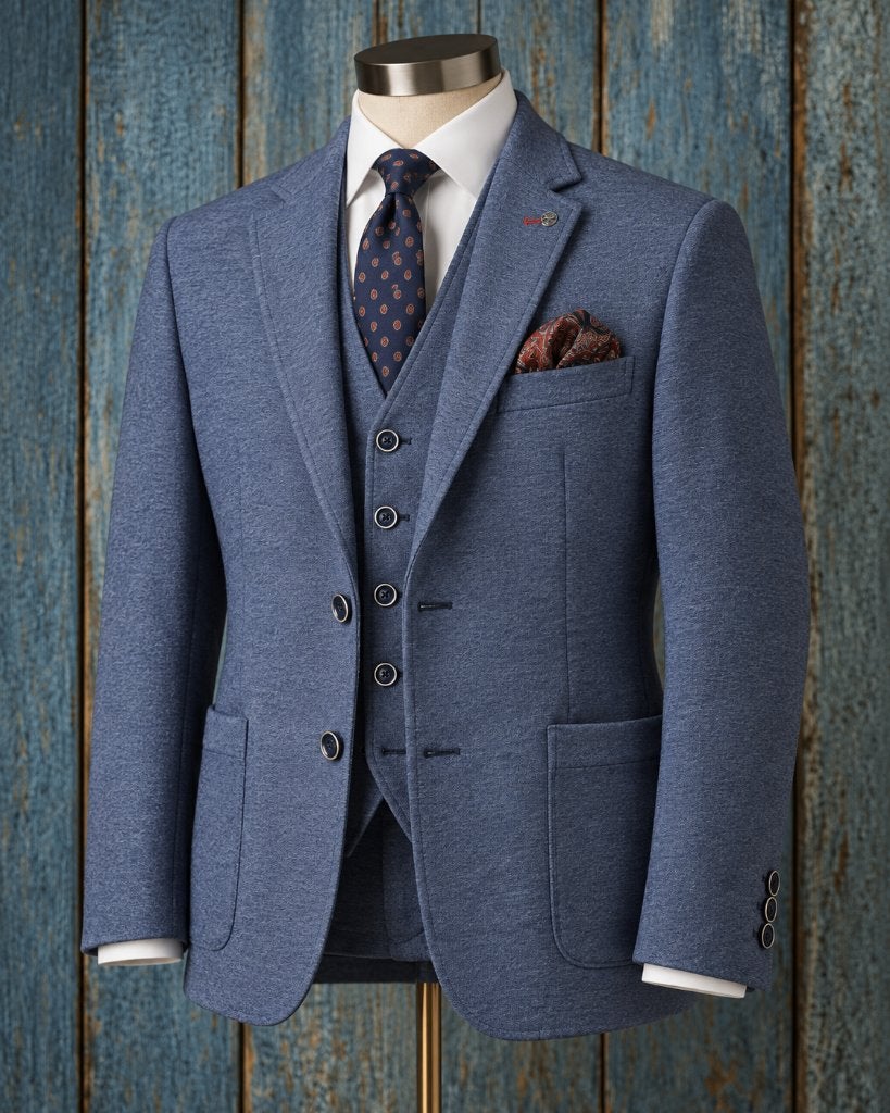 Racing Club Maxli blazer + gilet – Tailored Fit – maat S, Racing Club Maxli, Blauw, Ophalen of Verzenden, Zo goed als nieuw