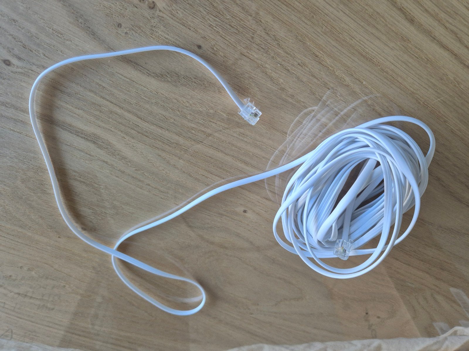 DSL kabel 10m, Ophalen