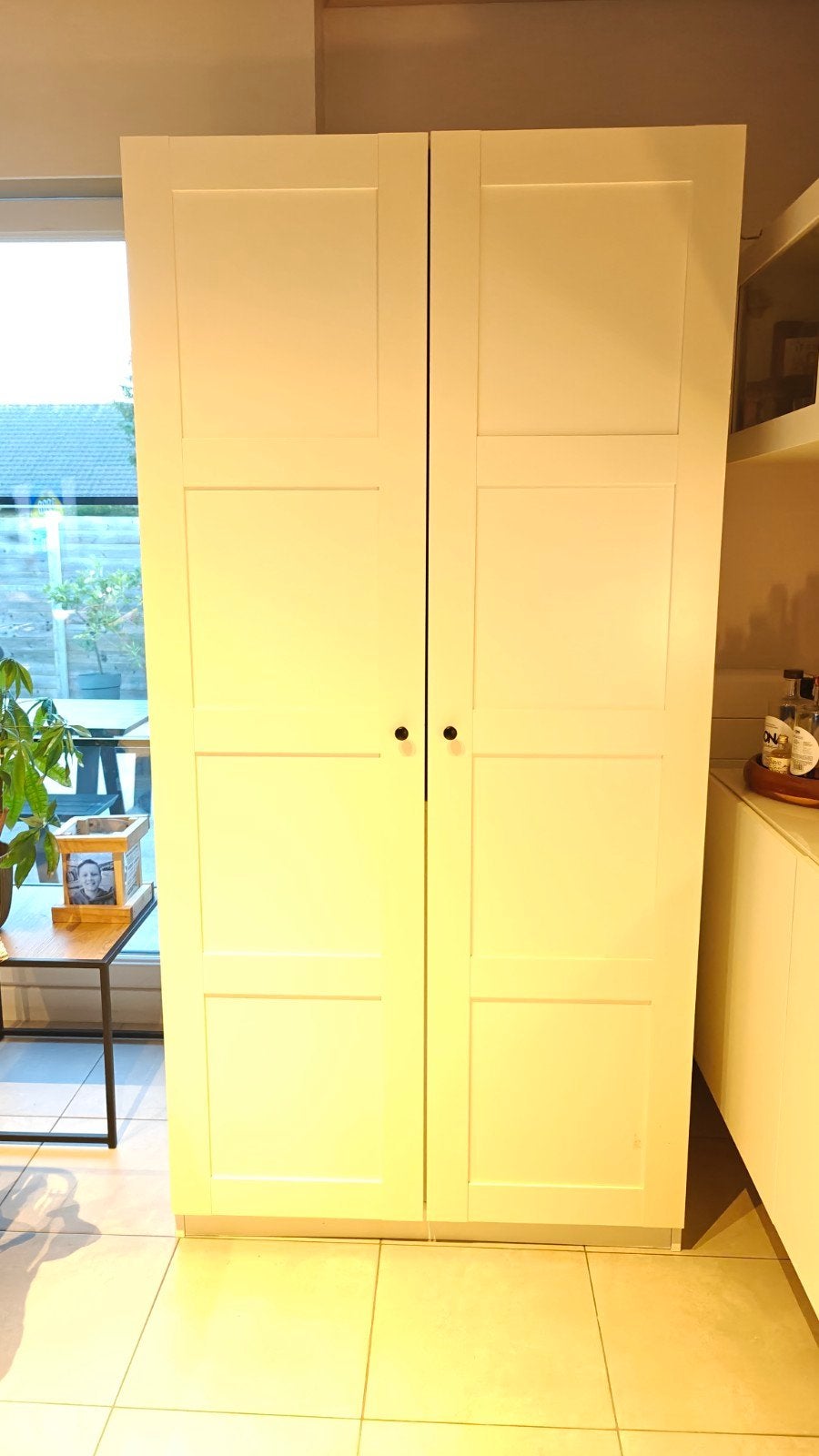 Ikea Pax kleerkast wit, Ophalen