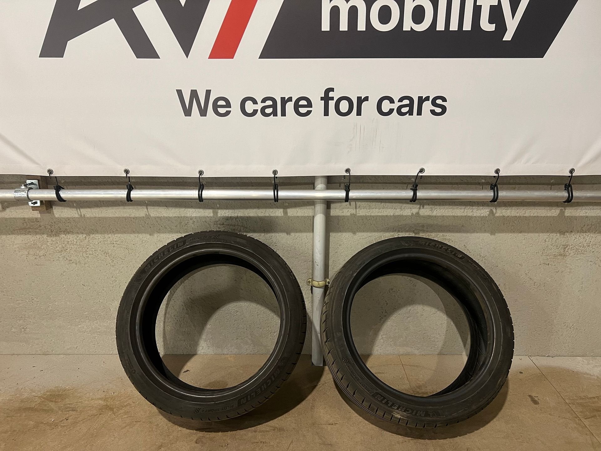 2 Zomerbanden Michelin 225/45ZR19 96W 5-6mm, Gebruikt, -, -, Band(en)