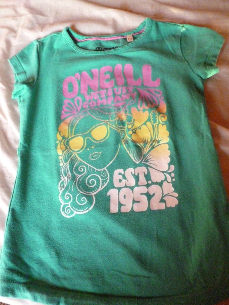 O ' NEILL t shirt maat 110 - 116, Kinderen en Baby's, Kinderkleding | Maat 110, Meisje, Ophalen of Verzenden, Zo goed als nieuw