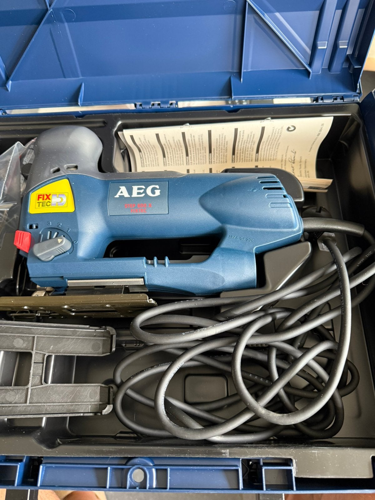 Scie professionnelle d'AEG, Bricolage & Construction, Outillage | Scies mécaniques, Enlèvement, Comme neuf, Scie sauteuse