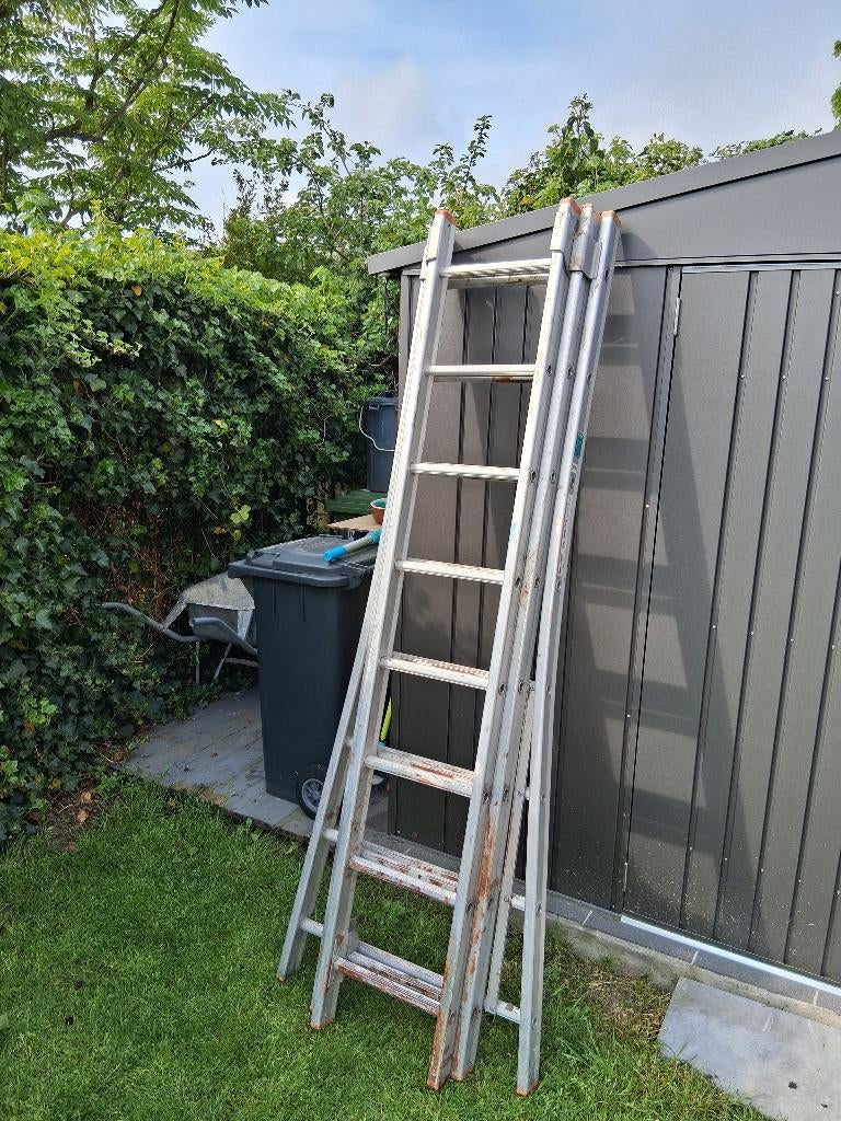 Ladder, Doe-het-zelf en Bouw, Ophalen, Gebruikt, Ladder, Opvouwbaar of Inschuifbaar