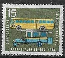 Duitsland Bundespost 1965 - Yvert 342 - Transport (ST), Verzenden, Gestempeld