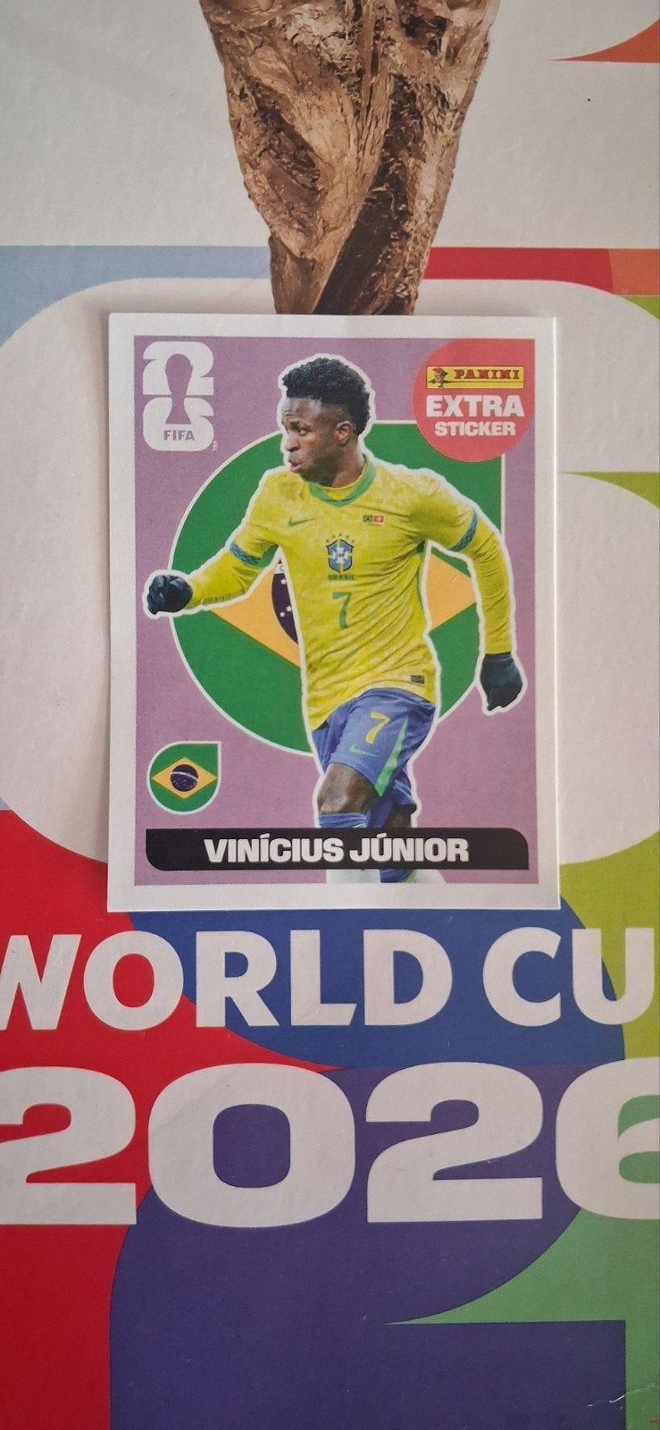 Vini.Jr extra sticker, Ophalen of Verzenden