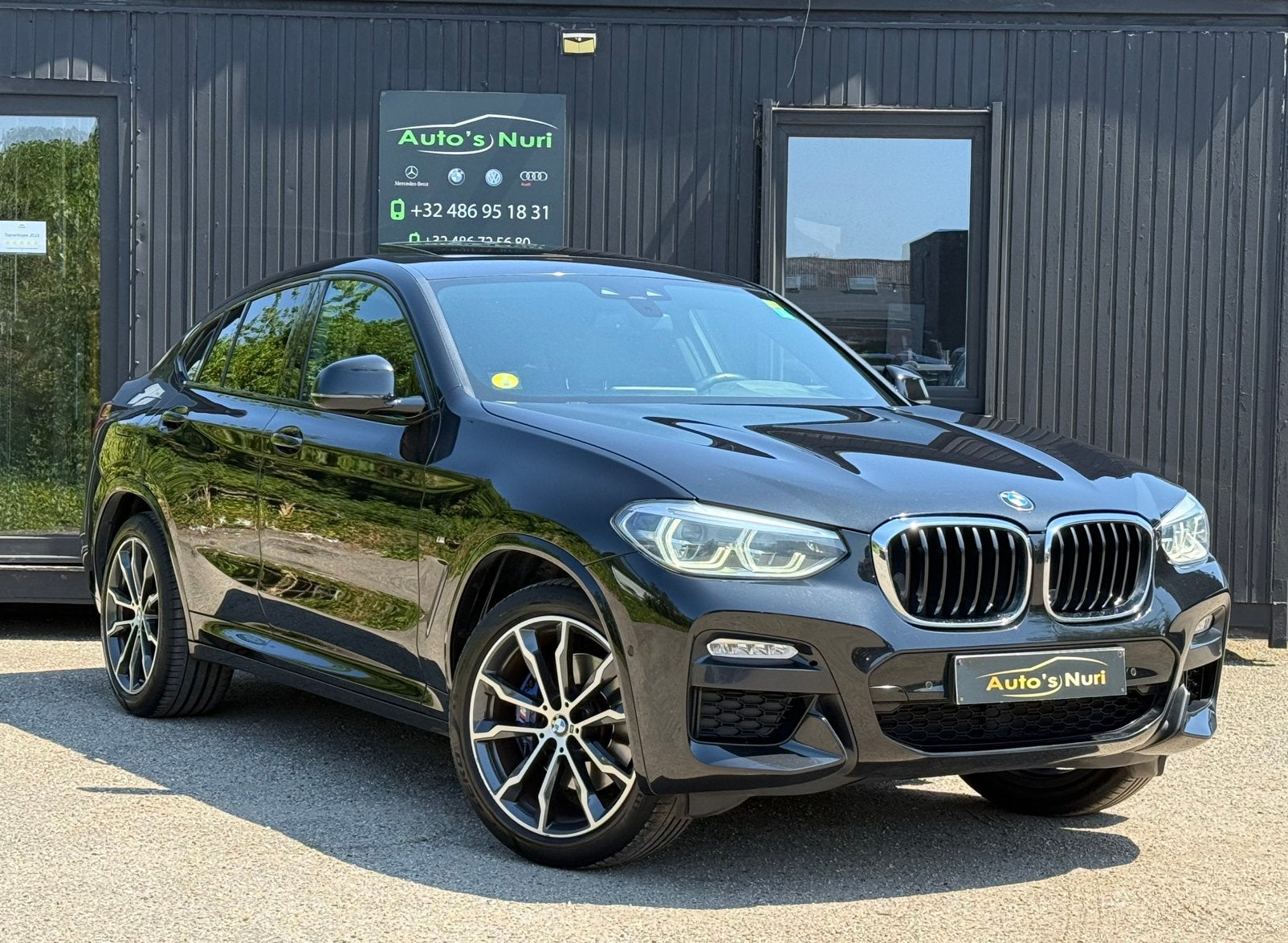 Bmw x4 2.0d X-drive 2019 Btw M-pakket diesel 12M GARANTIE, Auto's, Automaat, Zwart, Leder, SUV of Terreinwagen