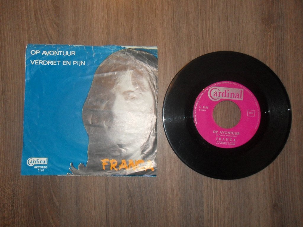 Franca - Op avontuur, Ophalen of Verzenden, Gebruikt, 7 inch, Levenslied of Smartlap