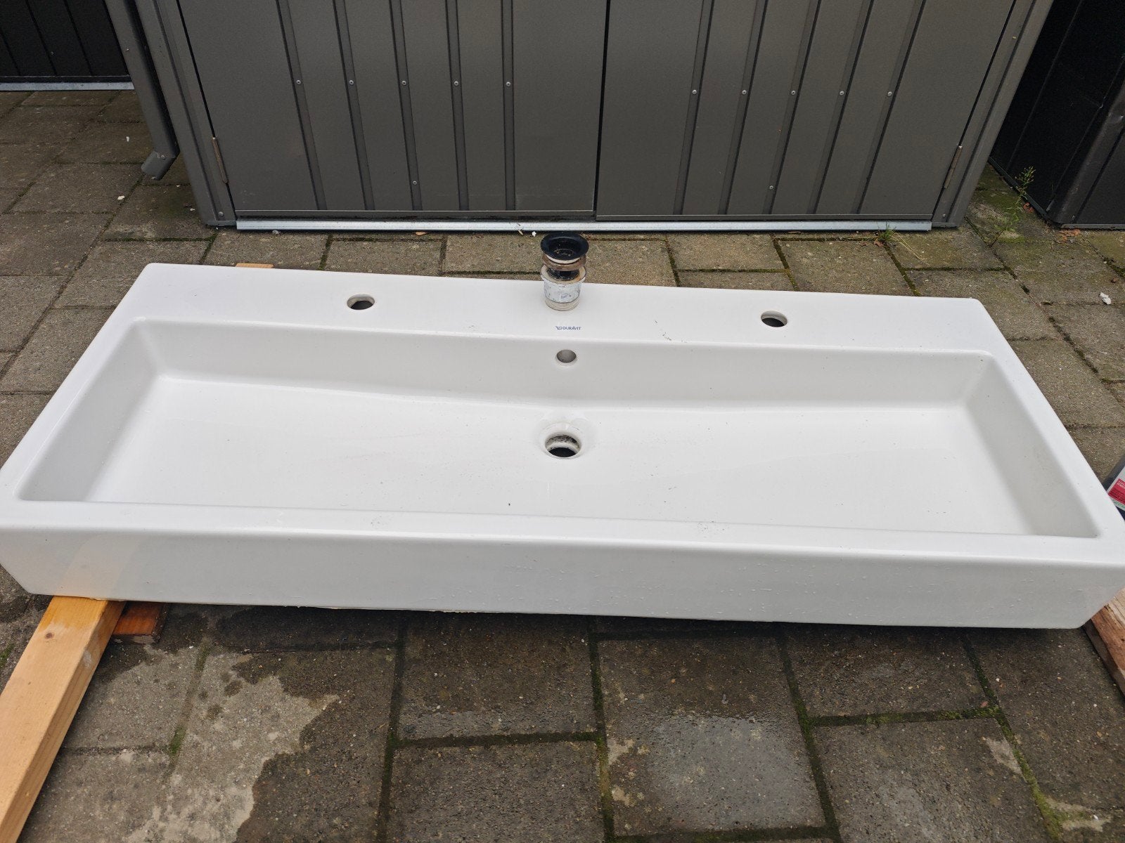 Vasque double Duravit Vero air - 120 x 47 cm, Enlèvement, Utilisé, Lavabo