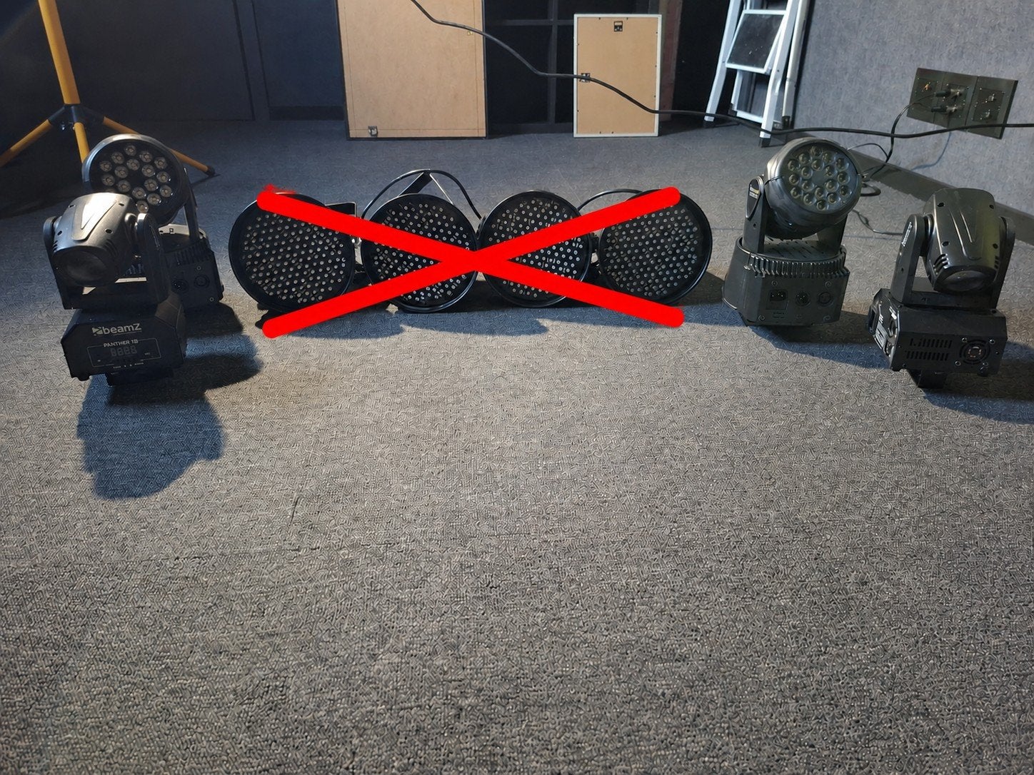 Complete DMX lichtset, Ophalen, Zo goed als nieuw, Geluidgestuurd
