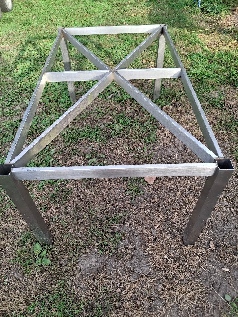 Tafel inox, Ophalen, Gebruikt, Inox Meubilair