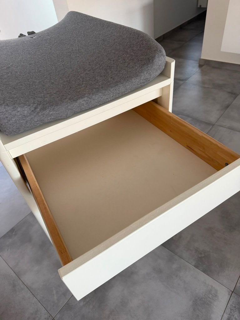 Table a langer avec Matelas et housse, Maison & Meubles, Enlèvement, Utilisé