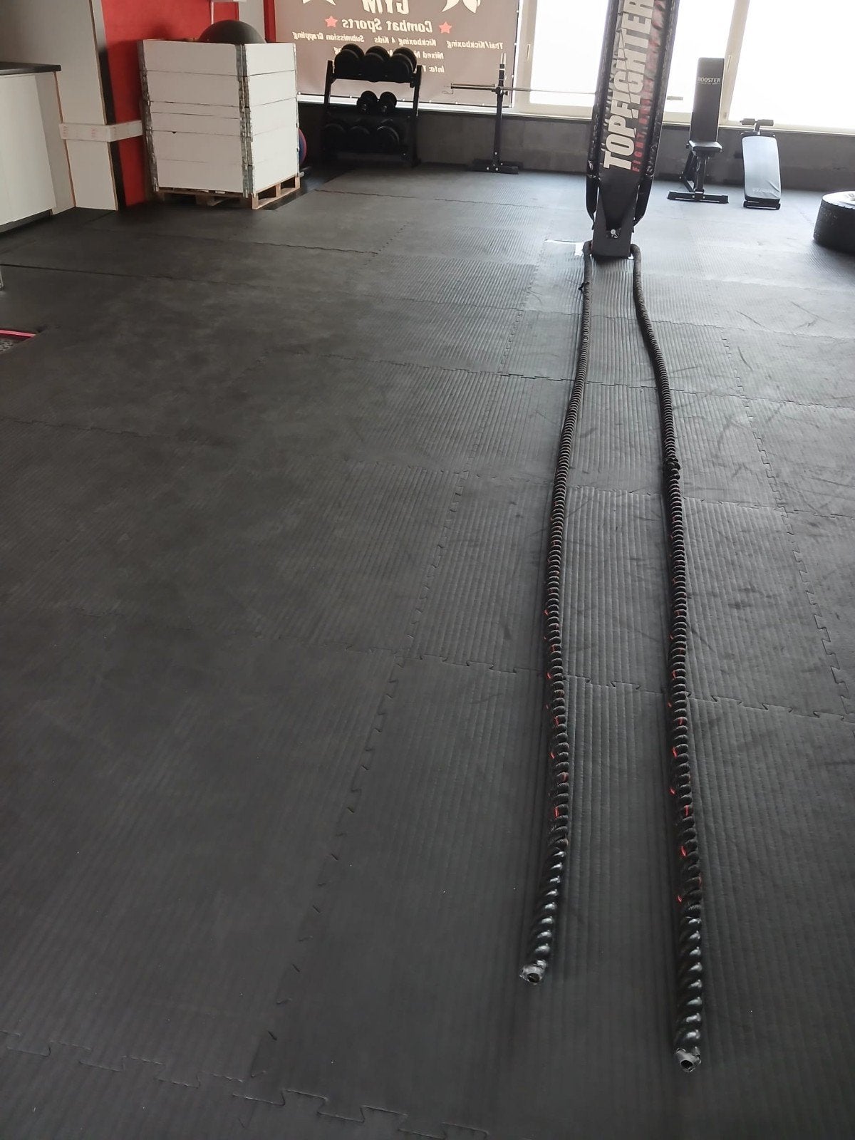 Battle rope  12 meter 9kg, Sports & Fitness, Équipement de fitness, Enlèvement, Corde de combat