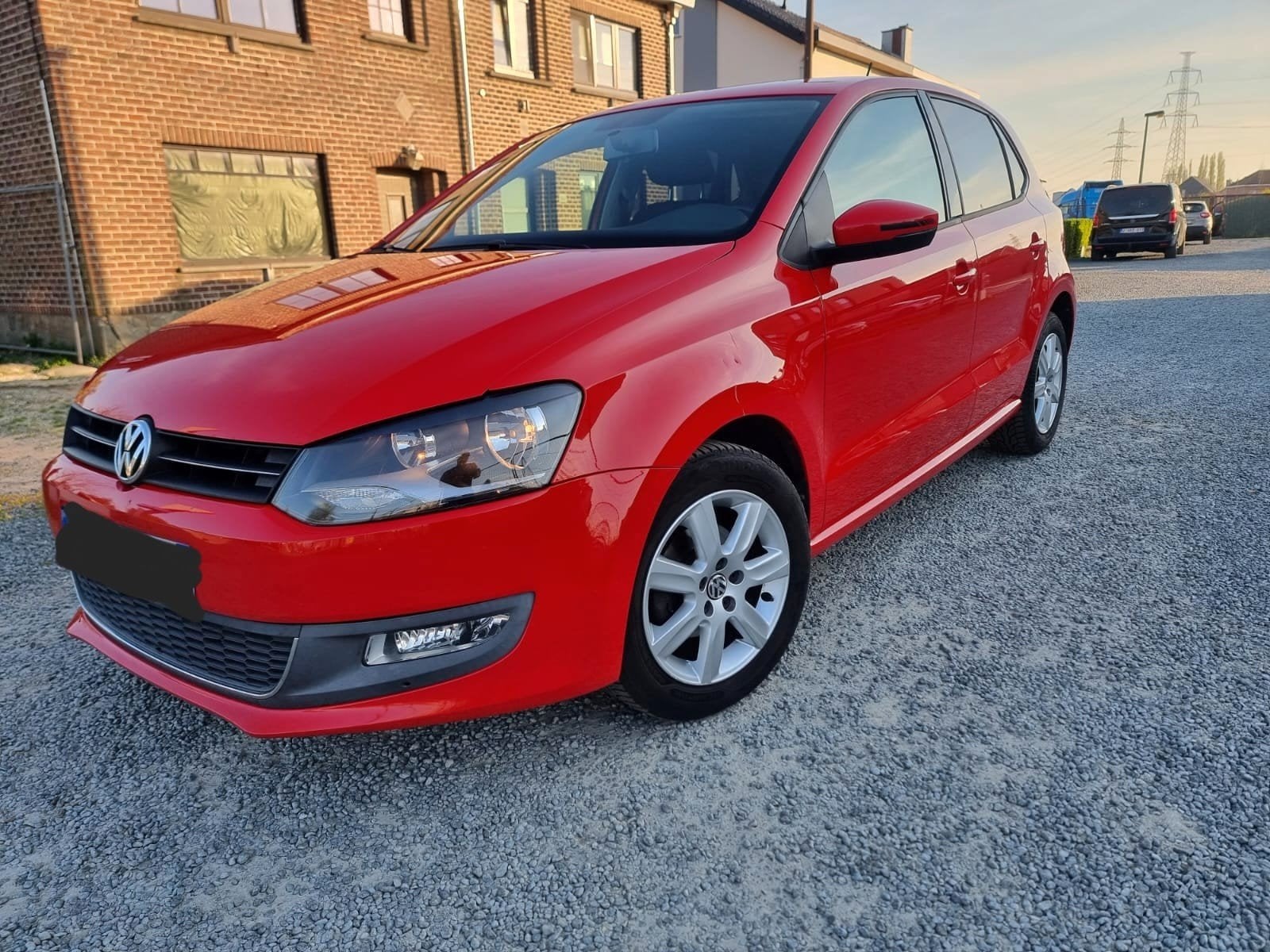 Volkswagen Polo 1.2 essence Climatiseur, Rouge, Euro 5, Achat, 5 portes