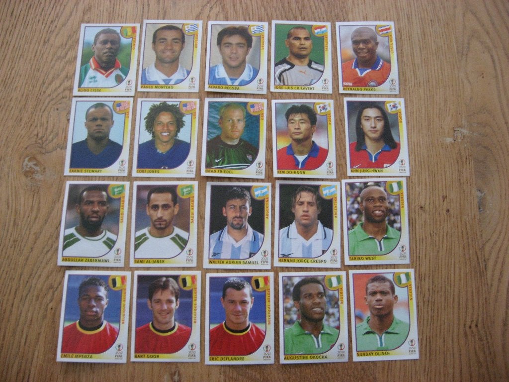 Stickers Panini de la Coupe du monde de Corée et Japon 2002, Enlèvement ou Envoi, Neuf, Affiche, Image ou Autocollant
