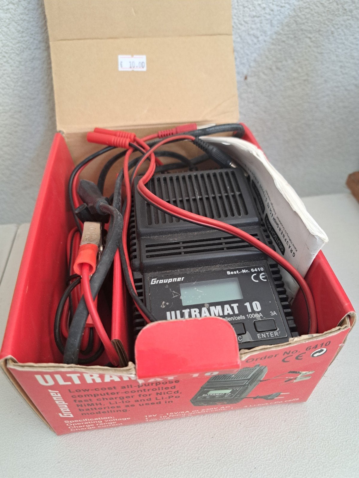 Graupner Ultramat 10 lader, Enlèvement, Comme neuf