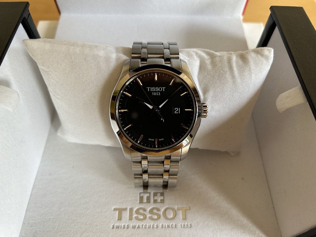 Montre Tissot Couturier Quartz, Bijoux, Sacs & Beauté, Montre-bracelet, Enlèvement, Acier, Acier