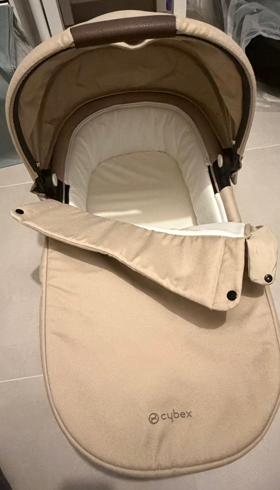Draagmand cybex gazelle s beige, Kinderen en Baby's, Ophalen, Zo goed als nieuw