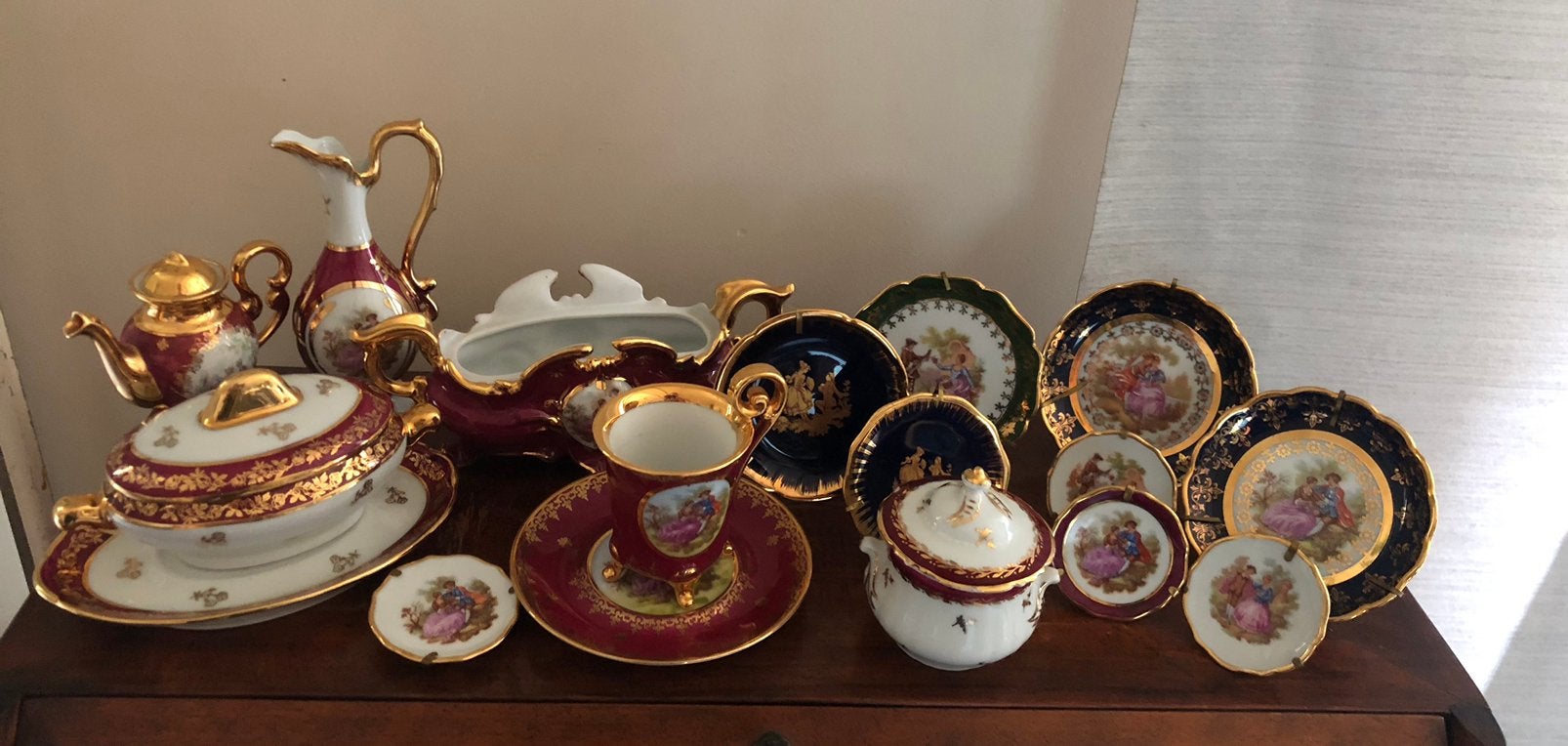 Limoges servies,miniatuur ,in een koop, Ophalen of Verzenden