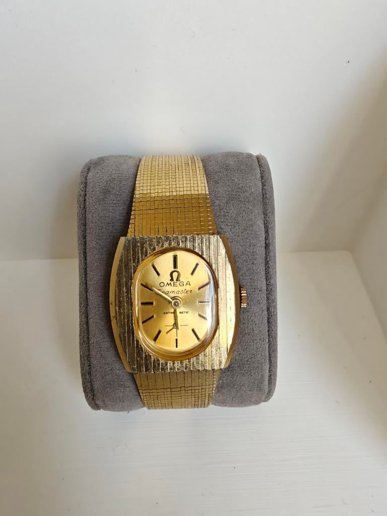 vintage Omega Seamaster horloge, Bijoux, Sacs & Beauté, Montres | Femmes, Enlèvement ou Envoi