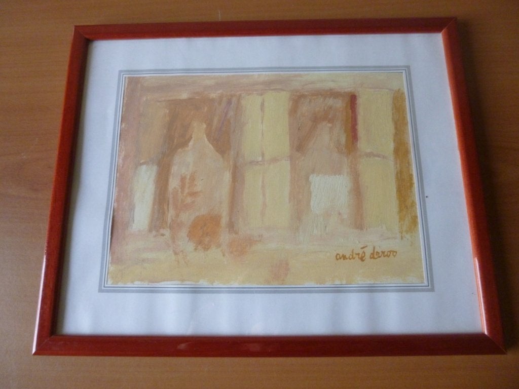 tekening André Deroo, Antiek en Kunst, Kunst | Schilderijen | Modern, Ophalen of Verzenden