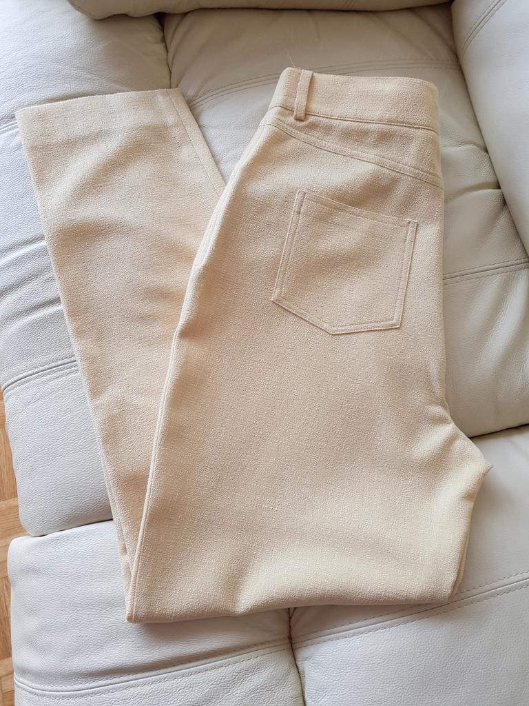 Dames broek, Long Island, geel, maat 40, goede staat, Ophalen, Zo goed als nieuw, Maat 38/40 (M), Geel