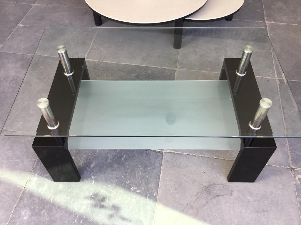 Salontafeltje, bijzettafel, tv meubel, Ophalen, Gebruikt, 100 tot 150 cm, 50 tot 100 cm