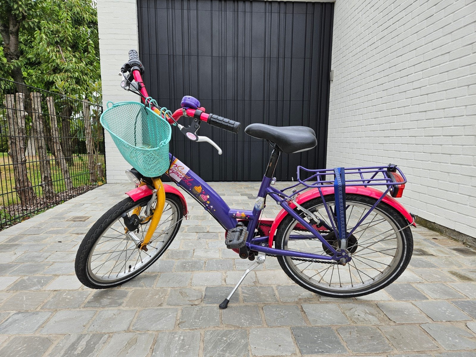 Kinderfiets 5 tot 8 jaar, Fietsen en Brommers, Ophalen, Gebruikt, BFK, BIKE FUN KIDS, Velgrem