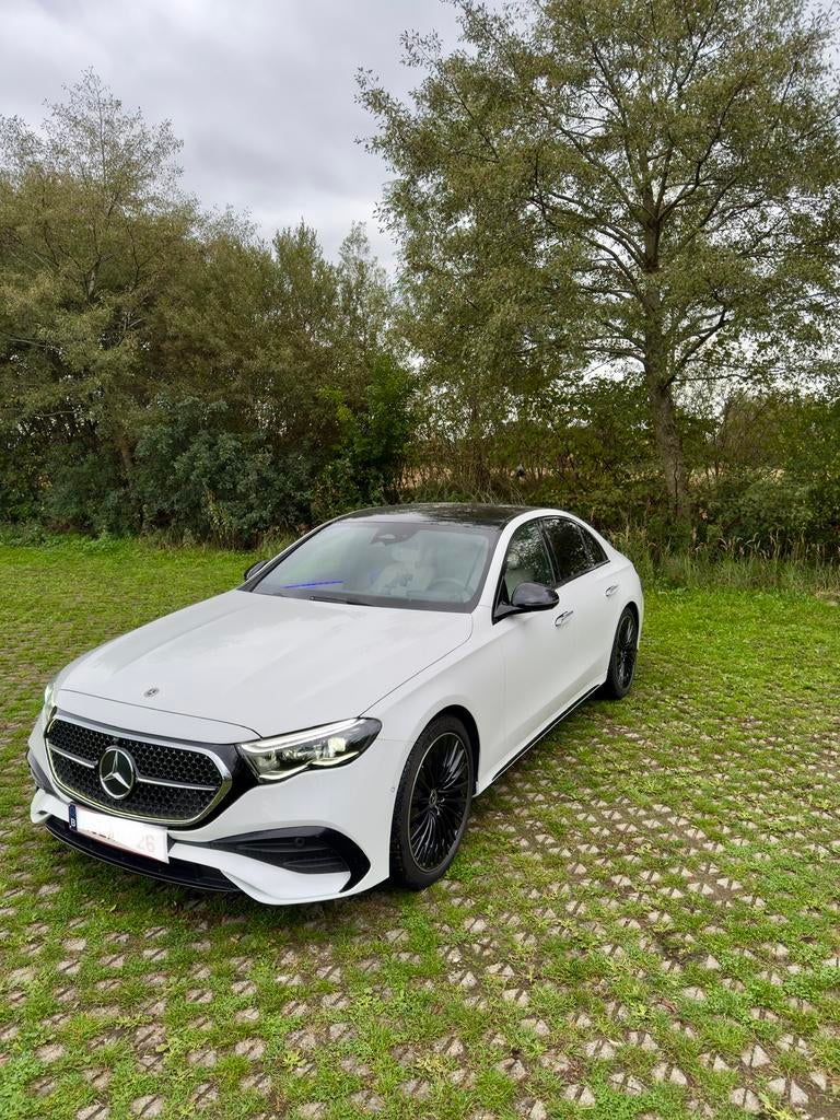 Mercedes benz E200 mild hybride AMG Line premium pakket, Automaat, Achterwielaandrijving, 4 cilinders, Wit